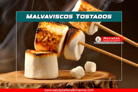 Malvaviscos dorados perfectamente tostados