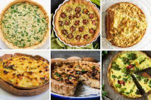 Variedad de tartas saladas