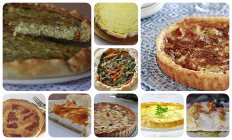 Diferentes rellenos para tartas saladas