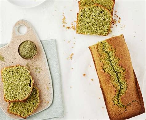Ingredientes para hornear bizcocho de matcha