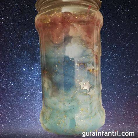 Brillo de gel en un frasco de cristal