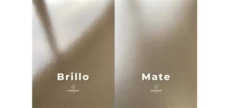 Comparación de pastel con y sin brillo