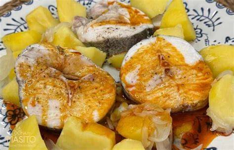 merluza con ajada y patatas thermomix