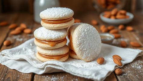 Variedad de postres con harina de almendras