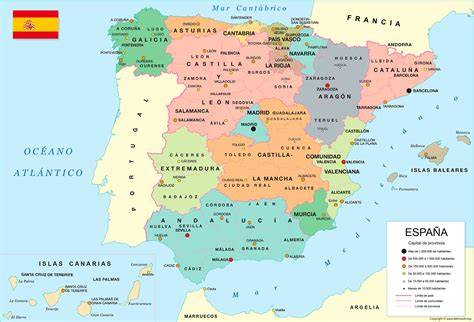 Mapa de las regiones de España donde las migas son un plato tradicional