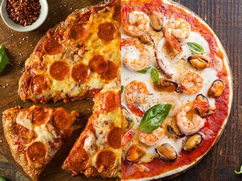 Variedad de pizzas caseras
