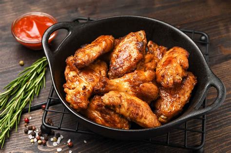 Alitas de pollo en freidora de aire