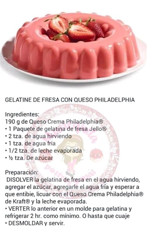 Ingredientes para postre de gelatina