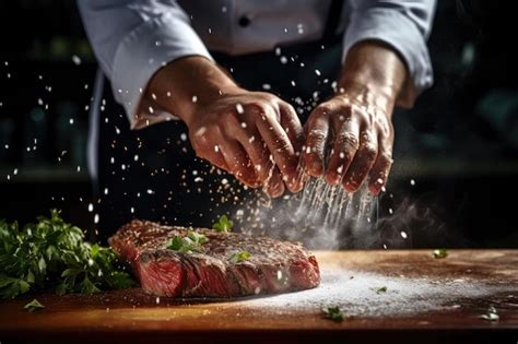 Chef preparando carne a la parrilla en un evento de catering