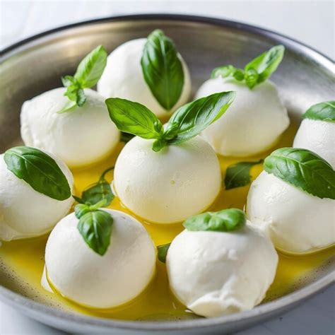 Mini bolas de queso mozzarella
