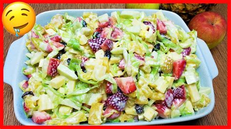 Ensalada agridulce con pera y lechuga