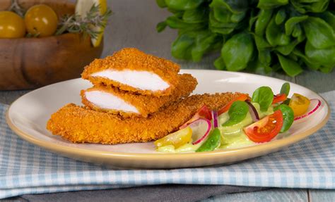Solomillos de pollo empanados listos para cocinar