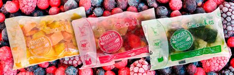 Frutas congeladas en bolsitas para batidos
