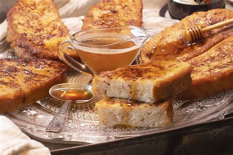 Torrijas con almíbar de miel