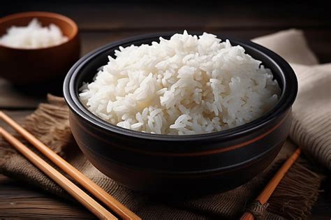 Imagen de un plato de arroz enfriándose en una bandeja