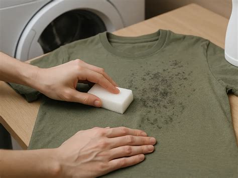 Proceso de eliminación de moho en prendas de vestir