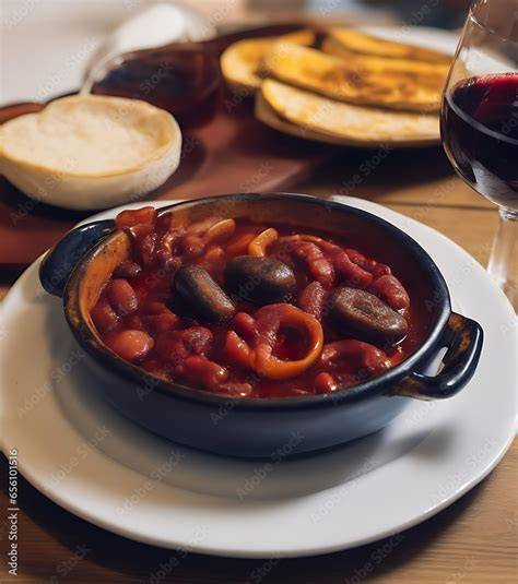 Vino tinto reduciéndose en la cazuela