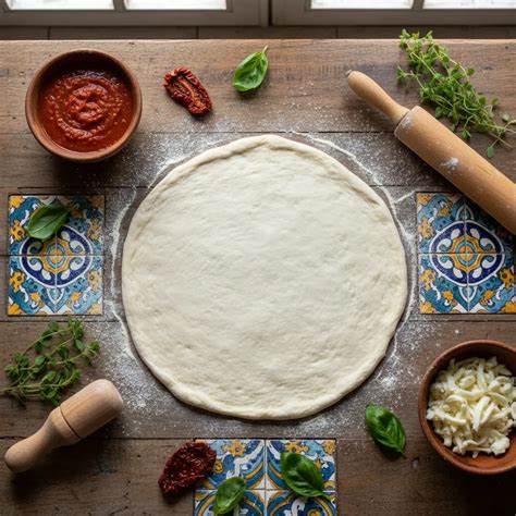 Masa de pizza artesanal fermentada