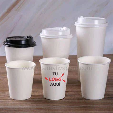 Vasos de papel para postres y bebidas calientes
