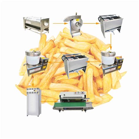 Máquina de condimentado de patatas fritas