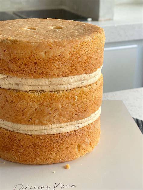 Estructura de un pastel por capas