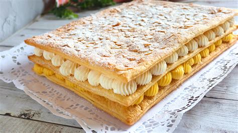 Ingredientes para tarta de milhojas