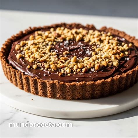 Tarta de chocolate y nueces sin horno