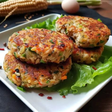 Hamburguesas vegetarianas de legumbres y arroz a la parrilla