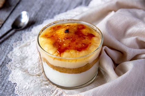 Capas de un postre tradicional vasco
