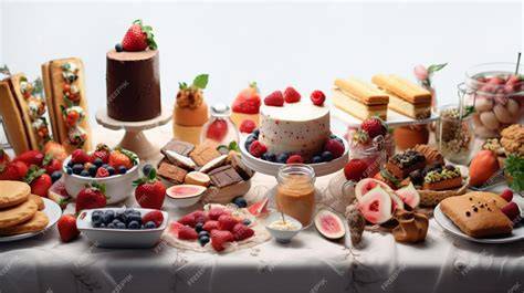 Mesa con varios postres cubanos tradicionales