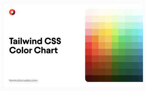Ejemplo de paleta de colores de Tailwind CSS