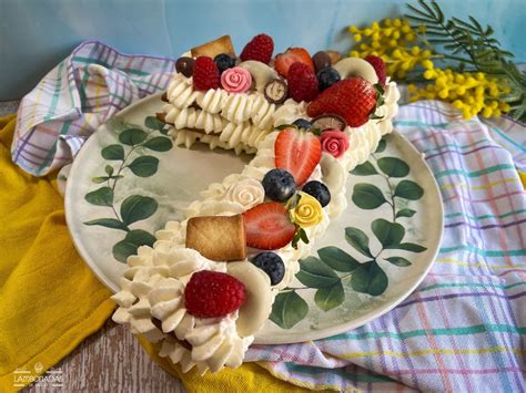 Crema montada para tarta de números
