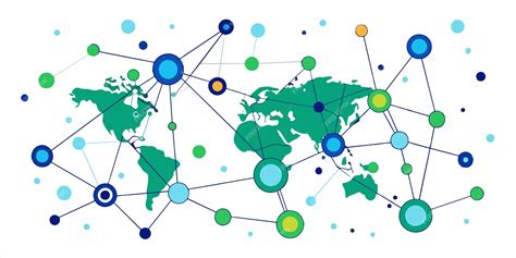 Mapa del mundo con puntos indicando la popularidad de la sopa de pollo