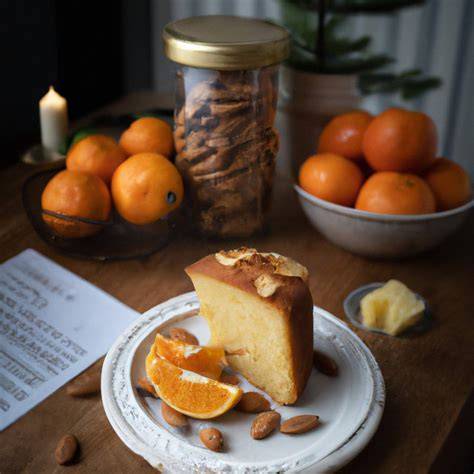 Opciones de decoración para la tarta de almendra y naranja