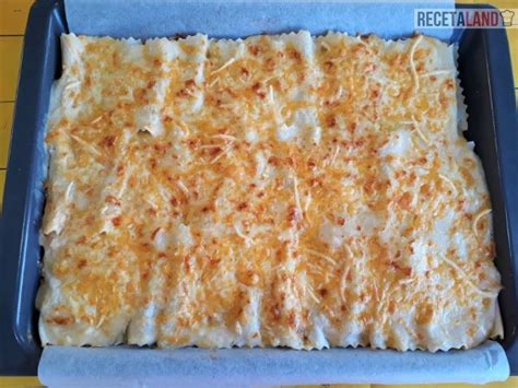Canelones recién salidos del horno