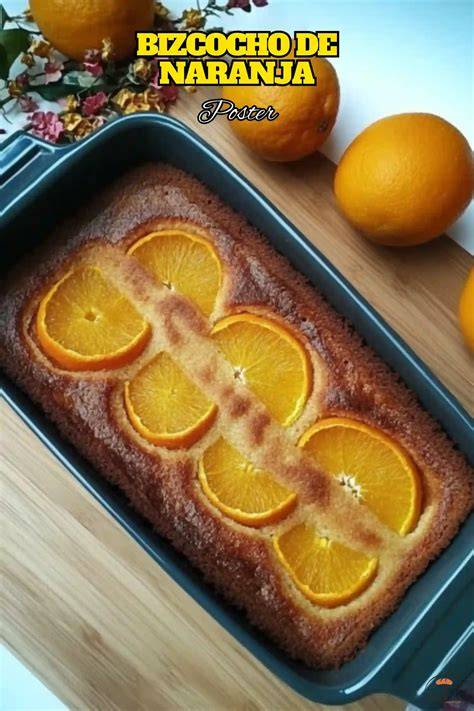 Ingredientes para bizcocho de naranja