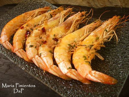 Langostinos salteados con patatas