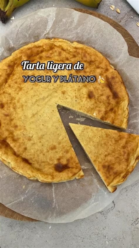 Tarta de plátano y yogur para bebé