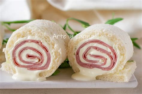 Montaje de rollitos de canelones con pan de molde