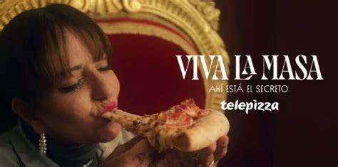 Diseño de la campaña publicitaria 'Viva la Masa' de Telepizza