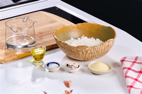 Ingredientes para la masa de bolas de verde