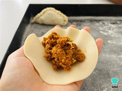 Relleno de carne para bolas de verde