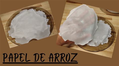 Comparación de papel de arroz y papel de azúcar