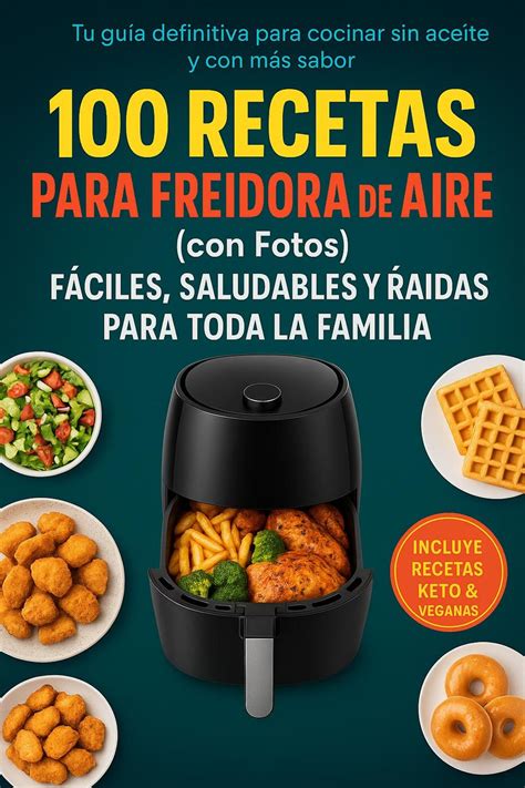 Freidora de aire con productos de pato