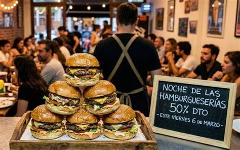 Mapa de las hamburgueserías participantes