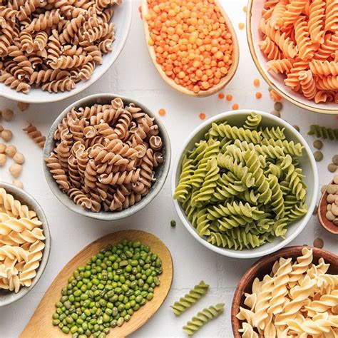 Variedad de pastas de legumbres disponibles en el mercado