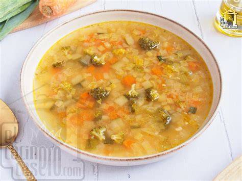 variedad de verduras para sopa