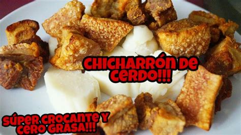 Chicharrones frescos listos para usar