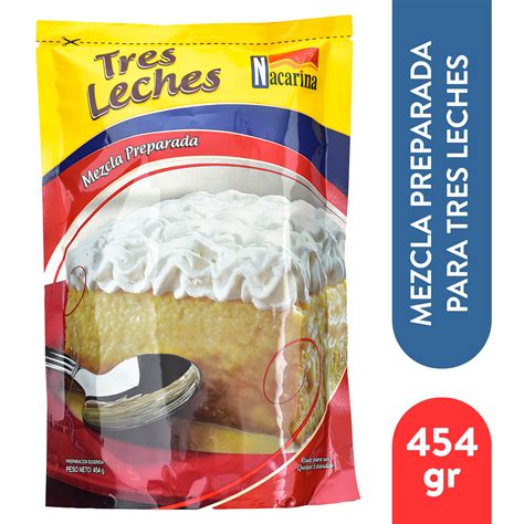 Mezcla de tres leches para pastel