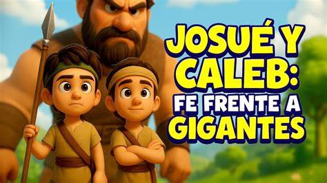 Caleb y Josué enfrentando gigantes
